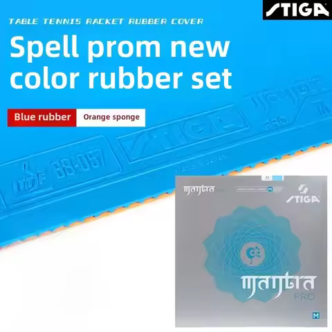 STIGA MANTRA PRO M/H Color Table Tennis Attack Rubber Ball Mat, Japan Original STIGA Table Tennis Sp