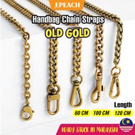 epeach Handbag Old Gold Metal Chain Strap | Tali Rantai Beg Tangan | Shoulder Chain Accessories Repl