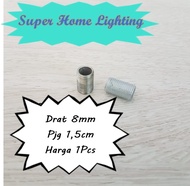 8mm Pipe AS Thread 1cm to 1 meter Long Spare Part (Can be customized)