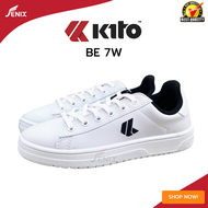 รองเท้าผ้าใบ kito รุ่น BE 7W ไซส์ 36-44 (สีขาวดำ สีขาว สีดำ)