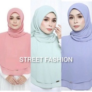 🔥EDISI RAYA🔥Tudung Instant Que Sera Khimar ala Permaisuri Agung Khimar Edina