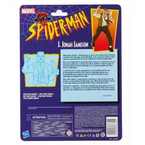 New Original Hasbro Marvel Legends Series J. Jonah Jameson (Spider-Man) Action Figures Toys Collecti