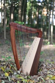 特惠價代購台灣豎琴 Kristall Lever Harp 一手豎琴 二手豎琴 15弦豎琴 15 strings non oflever harp