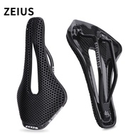 Zeius Xe Đạp sợi carbon 3D In yên xe 174G siêu nhẹ thoáng khí Thoải Mái Yên Xe MTB xe đạp đường trườ