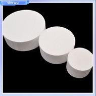 SIERWU 4/6/8 inch Kitchen Accessories Party DIY Dummy Practice Model Cake Foam Mould Round Polystyrene Styrofoam