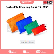 Pocket File BIG PO-9001 Zipper Folder File POLOS PO-9001