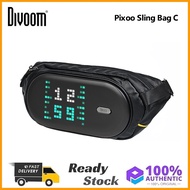 Original Divoom Pixoo Sling Bag C with Customizable Pixel Art Screen Multi Compartment Design Functional Stylish