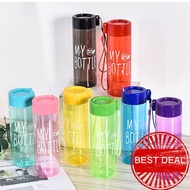 500ml Water Bottle My Bottle Tumbler Water Cup Portable Cup Water Plastic A9o9