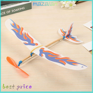 Mazalan [ร้านค้าใหม่ขายดี] เครื่องร่อนอากาศยานขับเคลื่อนยางยืดยืดหยุ่นเครื่องบินของเล่นเด็กแบบทำเองโมเดลเครื่องบินกระดาษของเล่น