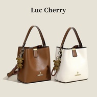 GANTUNGAN BJ41009 (GET PAPERBAG + CERTIFICATE) - BLACK/COFFEE/WHITE - SLINGBAG FREE HANGER HANDBAG W