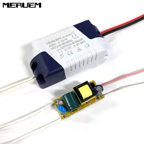 (8-12) X 1W LED Driver Power Supply for E27 GU10 Light Spotlight Transformers 8W 9W 10W 11W 12W CE C