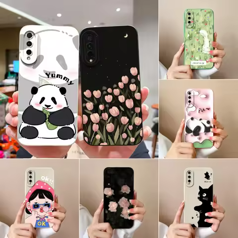 For Huawei Y9s Y9a Y9 (2019) Case Cute Girl Panda Phone Cases Soft Protective Back Cover For HuaweiY