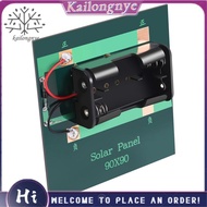 1W 4V Rechargeable AA Battery Solar Cell Charger With Base For 2xAA Batteries Charging Directly