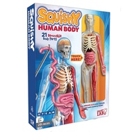 SmartLab Toys Squishy Human Body Anatomy/ Builder's Tool Kit and Shopping List (POP OUT AND PLAY) INTERACTIVE PLAY BOOK