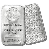 1oz MORGAN HIGHLAND MINT Silver Bar BU
