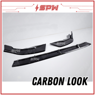 Perodua Axia (2023-2025) Front Lip Front Diffuser Front Bumper Lip Spoiler PP Decoration Garnish The