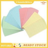 [CloudsMiles] 300 Sheets Colored Index Cards 3x5Inch Ruled-Lined Note Cards Color Flash Cards for St