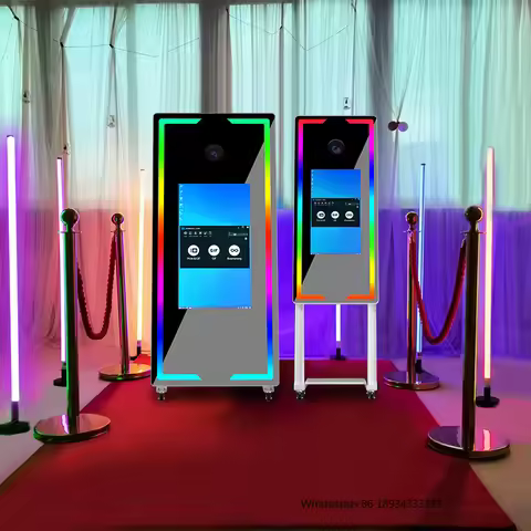 Beauty Picture Portable Selfie Photo Booth Magic Mirror Photobooth Machine Touch Screen Led Frame Dr