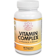 Multivitamin Multimineral Kompleks Vitamin - 12 Vitamin 14 Mineral, Vitamin A C D3 E B1 B2 B3 B5 B6 