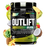 Nutrex Research Outlift Burn Thermogenic Pre Workout Powder, 2 in 1 Performance & Shredding Suppleme