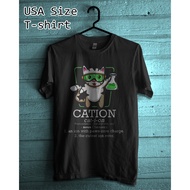 New Shirt Cation Cute Science Cat Pawsitive Element Logo Shirt