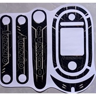 Emblem Sticker Embossed set Yamaha Fazzio/ Fazzio speedometer Sticker Fazzio variation Sticker