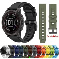 22mm/26mm Quick Release Silicone Strap Suitable for Garmin Garmin Fenix 8 7 6 5 Silicone Strap Flyin