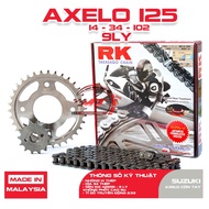 Japanese brand RK chain sprocket for Axelo