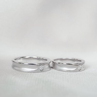 cincin kawin / cincin nikah / cincin pernikahan berlian DRF00315/314