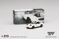 絕版聯乘 Mini GT 270 Mazda Miata MX-5 (NA) Tuned Version Classic White Fred's Garage Special (1:64 TSM M