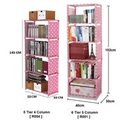 READYSTOCK 4 Column DIY Qf Book Shelf
