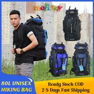 80L Hiking Bag Waterproof Travel Bag Camping Backpack Mountain Climbing Backpack Men's Backpack