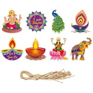 Happy Diwali Hanging Pendants Deepavali Festival Decoration Gift 2023