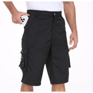 ZITY Mens Heavy Duty Work Shorts Cotton Cargo - Multi Pocket Design for Construction Outdoor Jobs Da