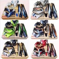YAMAHA COVER SET LC135 V1 /Yamaha Coverset lc 135 v1 hitam oren / hijau/ biru api / merah api / kuni