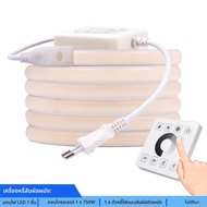 220V สมาร์ท Tuya WiFi COB LED Strip Light LED เทปบลูทูธ COB ไฟ LED กันน้ํา 288 LEDs/m Linear แสงตกแต