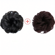 Real Human Hair Fake Bun Hair Accessories