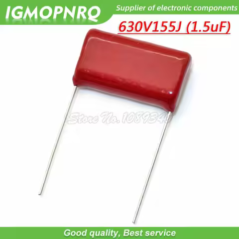 10PCS 630V155J 1.5UF Pitch 20mm 630V 155 155J 1500nf CBB 630V155J-P20 Polypropylene film capacitor