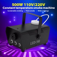 500W  Fog/Smoke Machine w/ Remote RGB LED DJ Thrower DJ Party family ball leisure parties Light Smok