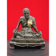 金口和尚Phor Than Klai 侄子Luang Pu Im供奉型金身 高17宽14.5厚11.5cm, Wat Thung Na Mai, 104 years old 2568