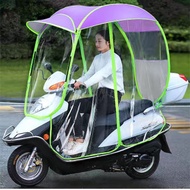 E-bike Canopy Awning umbrella sunscreen windshield transparent rainproof