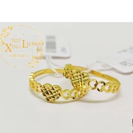 Xing Leong 916 Gold Multi Love Ring / Cincin Multi Love Emas 916