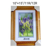 Wood Photo Frame Gold Photo Frame Size 10"x15" / 11R / 12R