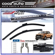 Ford Ranger T7 2016 - 2019 AERO Frameless Flat Wiper Blade (16+24)