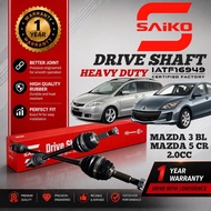 (1YEAR WARRANTY) SAIKO HEAVY DUTY DRIVE SHAFT FOR MAZDA 3 BL / MAZDA 5 CR 04Y> 2.0 LEFT & RIGHT SET