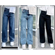 GIGI HADID ACID WASH WIDE LEG JEANS 24-36