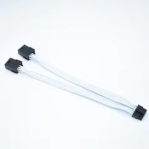 10pcs/lot Dual PCIe 8 Pin to Mini 12 Pin Male GPU Power Adapter Cable for NVIDIA GeForce RTX 30 Seri