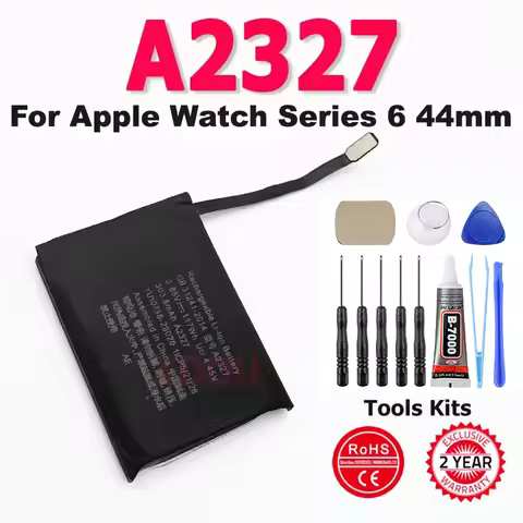 303.8mAh Replacement Watch Battery A2327 For Apple Watch Series 6 44mm High Quality Watch Battery