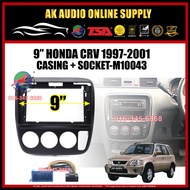 Honda CRV 1997 - 2001 Android Player 9" inch Casing + Socket - M10043+A12717