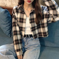 Plaid Blazer Women's Korean Long Sleeve Jacket 2021 brown outwear fashion smart casual Short blazers women